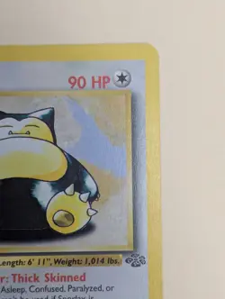 SNORLAX 27/64 Jungle 1st EDITION non-holo rare Pokemon TCG card - Image 5