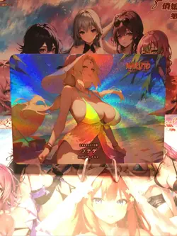 Waifu CCG Goddess Story Double Sided Anime Card Waifu Card Holo Tsunade Naruto - Image 1