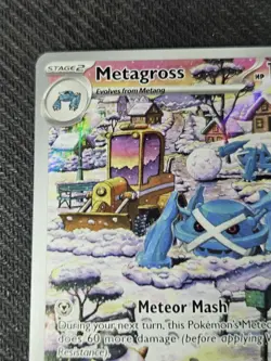 Pokemon TCG Metagross 178/162 Temporal Forces Holo Card Illustration - Image 2