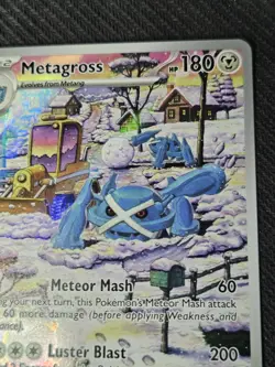 Pokemon TCG Metagross 178/162 Temporal Forces Holo Card Illustration - Image 3