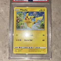 PSA 9 Pikachu (19/68) Sun & Moon Hidden Fates. Pokemon TCG Graded Card - Image 3