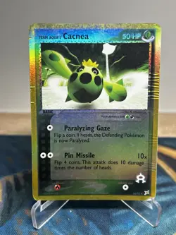 Cacnea 24/95 EX Team Magma vs Team Aqua Reverse Holo Pokemon Card TCG HP - Image 1