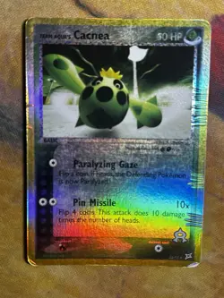 Cacnea 24/95 EX Team Magma vs Team Aqua Reverse Holo Pokemon Card TCG HP - Image 2