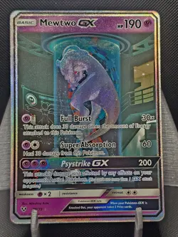 Pokemon Card - 2017 Shining Legends - Secret Shining Rare - Mewtwo GX - 78/73 - Image 1