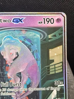 Pokemon Card - 2017 Shining Legends - Secret Shining Rare - Mewtwo GX - 78/73 - Image 4
