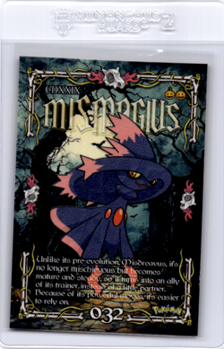 Mismagius Peruvian Halloween Pokemon card - Image 1