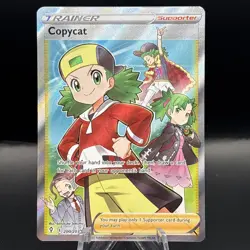 Copycat 200/203 Evolving Skies Supporter Ultra Rare Full Art Pokemon Card * New - Image 1