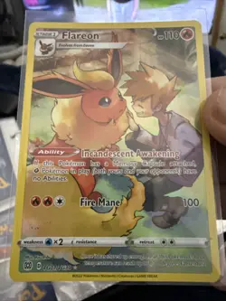Pokemon TCG Flareon Holo Rare Trainer Gallery Card TG01/TG30 Brilliant Stars 141 - Image 5