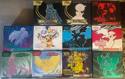 Lot of 11 *Empty* Pokemon TCG Elite Trainer Box ETB Boxes Only EMPTY NO CARDS - Image 1
