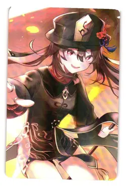 HU TAO Genshin Impact Goddess Story ACG Anime Waifu Custom Card - Image 1