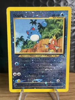 Pokemon TCG Marill Southern Islands 11/18 Reverse Holo Rare Promo Card - Image 1