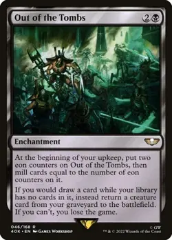 Out of the Tombs Warhammer 40,000 NM MTG - Image 1