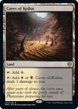 1 x Caves of Koilos - Foil - Dominaria United - NM-Mint - MTG - Image 1