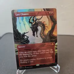 MTG Last Chance 435 Borderless Foil Mythic Dominaria Remastered DMR - Image 1