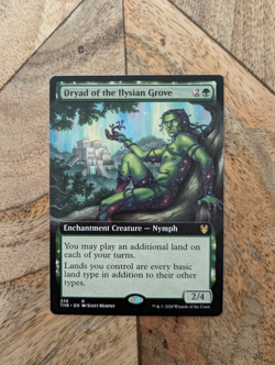 MTG - Dryad of the Ilysian Grove. Theros: Beyond Death. Extended Art - Creature. - Image 1
