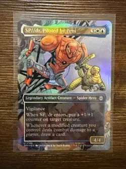 2025 Magic The Gathering MTG Marvel EN Foil U 0199 SP//dr Piloted by Peni KM035 - Image 1