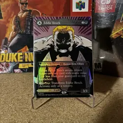 Magic The Gathering Marvel’s Spider Man Eddie Brock (0233) Borderless Foil - Image 1