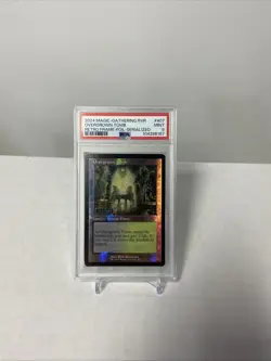 MTG Magic the Gathering Serialized Overgrown Tomb (170/500) PSA Grades 9 Mint - Image 1