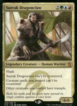 Surrak Dragonclaw - Khans of Tarkir KTK - 206 - MTG Magic - Image 1