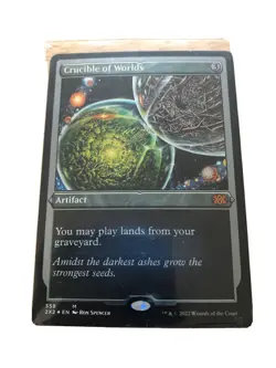 MTG Crucible of Worlds - Foil Etched Double Masters 2022 558 Foil Mythic - Image 1
