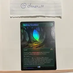 Magic the Gathering Shifting Woodland Borderless Foil Modern Horizons 3, #357 - Image 1