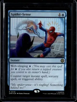 Spider-Sense - 46 - SPM - Foil - NM - MTG Magic the Gathering - Image 1