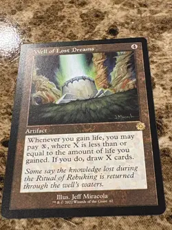WELL OF LOST DREAMS Magic MTG The Brothers War Retro - Image 1