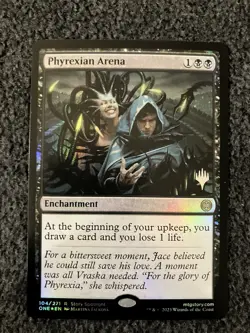 Magic The Gathering MTG - Phyrexian Arena Promo Foil - Promo Pack ONE - Image 1