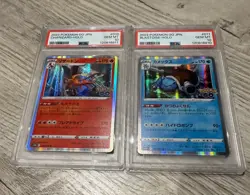 PSA 10 SET CHARIZARD & BLASTOISE - 2022 POKEMON GO HOLO JAPANESE 010 017 - Image 1