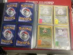Vtg Pokemon Card Collection Lot Base Set Binder Holos WOTC MP-DMG Lot#4 - Image 4