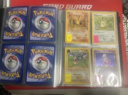 Vtg Pokemon Card Collection Lot Base Set Binder Holos WOTC MP-DMG Lot#4 - Image 5