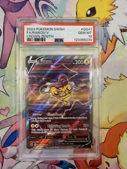 FA/RAIKOU V - 2023 POKEMON SWSH - #GG41 - CROWN ZENITH - PSA 10 GEM MINT - - Image 1