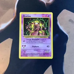 Mewtwo Black Star Promo 14 Pokemon Card Raw - Image 1