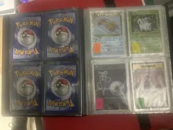 Vtg Pokemon Card Collection Lot Base Set Binder Holos WOTC MP-DMG Lot#3 - Image 3