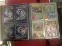 Vtg Pokemon Card Collection Lot Base Set Binder Holos WOTC MP-DMG Lot#3 - Image 4