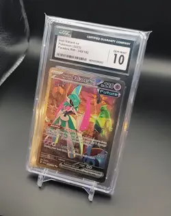 Iron Valiant ex 249/182 - Pokemon S&V Paradox Rift - CGC 10 (Gem Mint) - Graded - Image 1