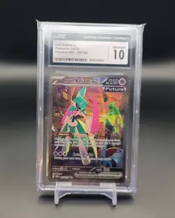 Iron Valiant ex 249/182 - Pokemon S&V Paradox Rift - CGC 10 (Gem Mint) - Graded - Image 2