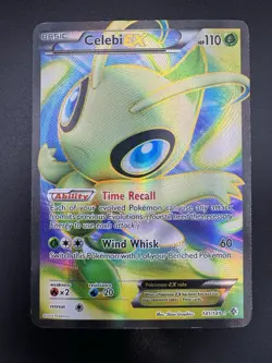 Celebi EX 141/149 Full Art Ultra Rare Pokemon Boundaries Crossed 2012 - Image 3