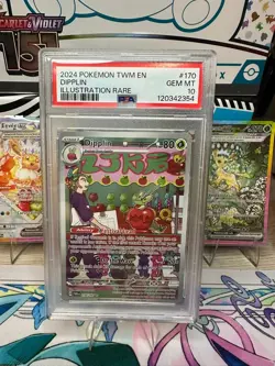 2024 Pokemon SV Twilight Masquerade Dipplin #170/167 PSA 10 - Image 1