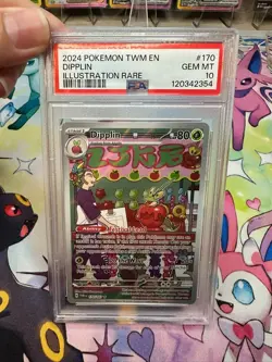 2024 Pokemon SV Twilight Masquerade Dipplin #170/167 PSA 10 - Image 2