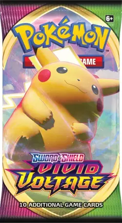 Pokemon TCG: Vivid Voltage (SWSH04) Booster Pack - Sealed, Unweighed - Image 1