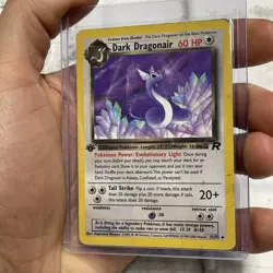 Pokemon TCG Team Rocket #33/82 Dark Dragonair MP 1st Edition Vintage Uncommon - Image 2