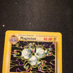Magneton 26/62 Fossil 1st Edition Rare Pokemon Non Holo, Excellent condition! - Image 4