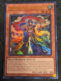 Radiant Typhoon Swen Ultra Rare DOOD-EN014 NM 1st Ed Yu-Gi-Oh! - Image 1