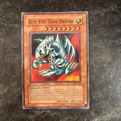 Yugioh TCG - 1x Blue Eyes Toon Dragon - SDP-020 LP, 1st Edition - Vintage Common - Image 1