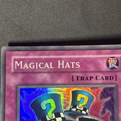 Yugioh Magical Hats PSV-033 Super Rare OG Print NM - Image 2