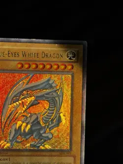 Yu-Gi-Oh! 2002 Blue Eyes White Dragon SDK-001 1st Edition Full Holo Bleed LP - Image 3