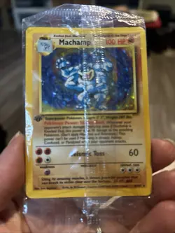 Pokemon TCG Machamp Holo 1st Edition Rare Card Base Set 8/102 Stage 2 - Image 4