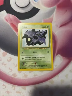 Zubat 59/64 - - Neo Revelation - VINTAGE WOTC Pokemon Card - Mint - Image 1