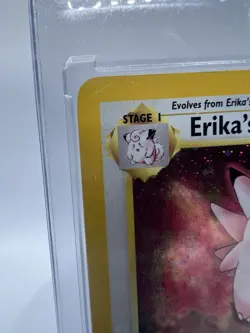 Pokemon TCG Erika's Clefable Gym Heroes Holo Card 3/132 1st Edition Holo Rare - Image 2
